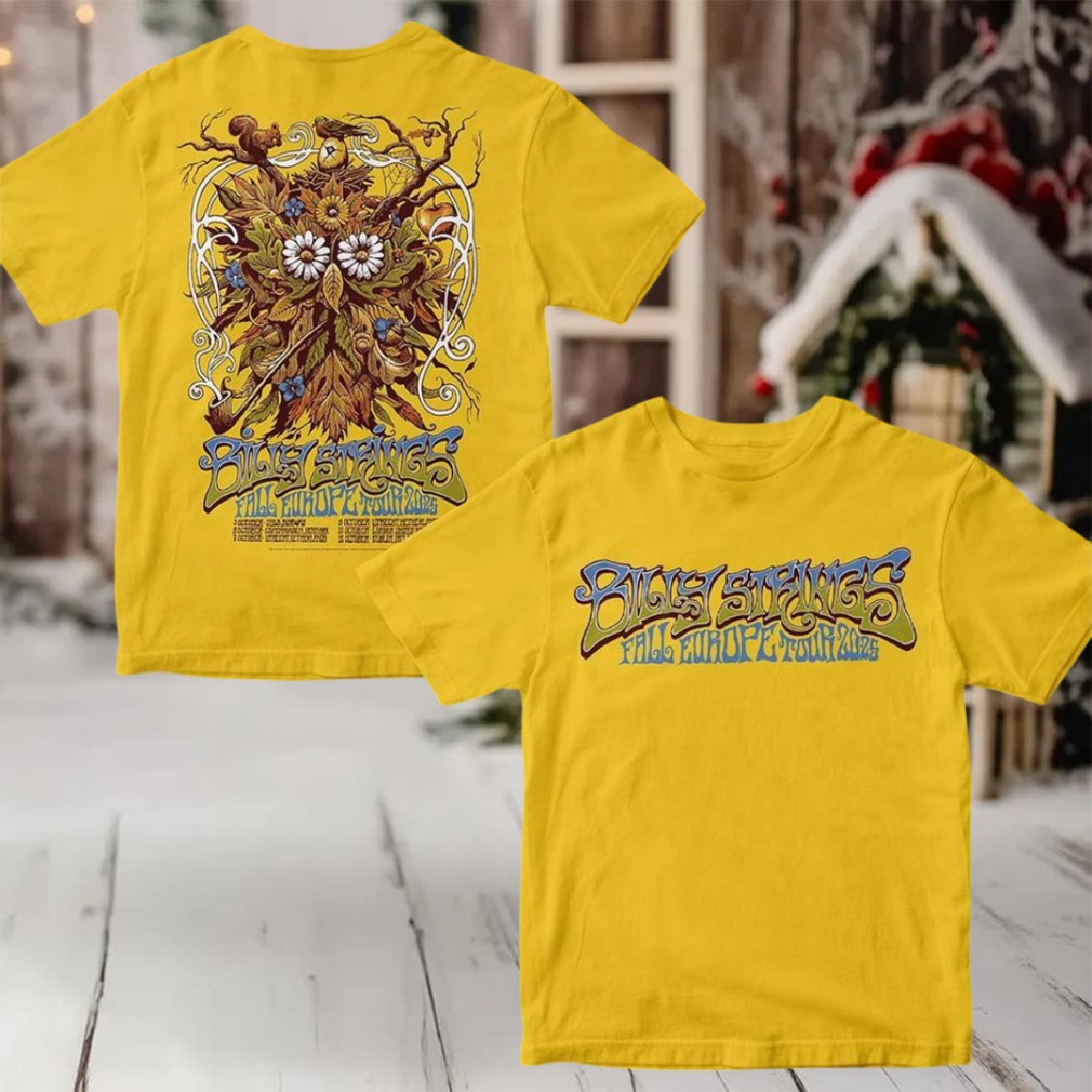 Billy Strings Fall Europe Tour 2025 With Schedule Dates Two Sided T shirt