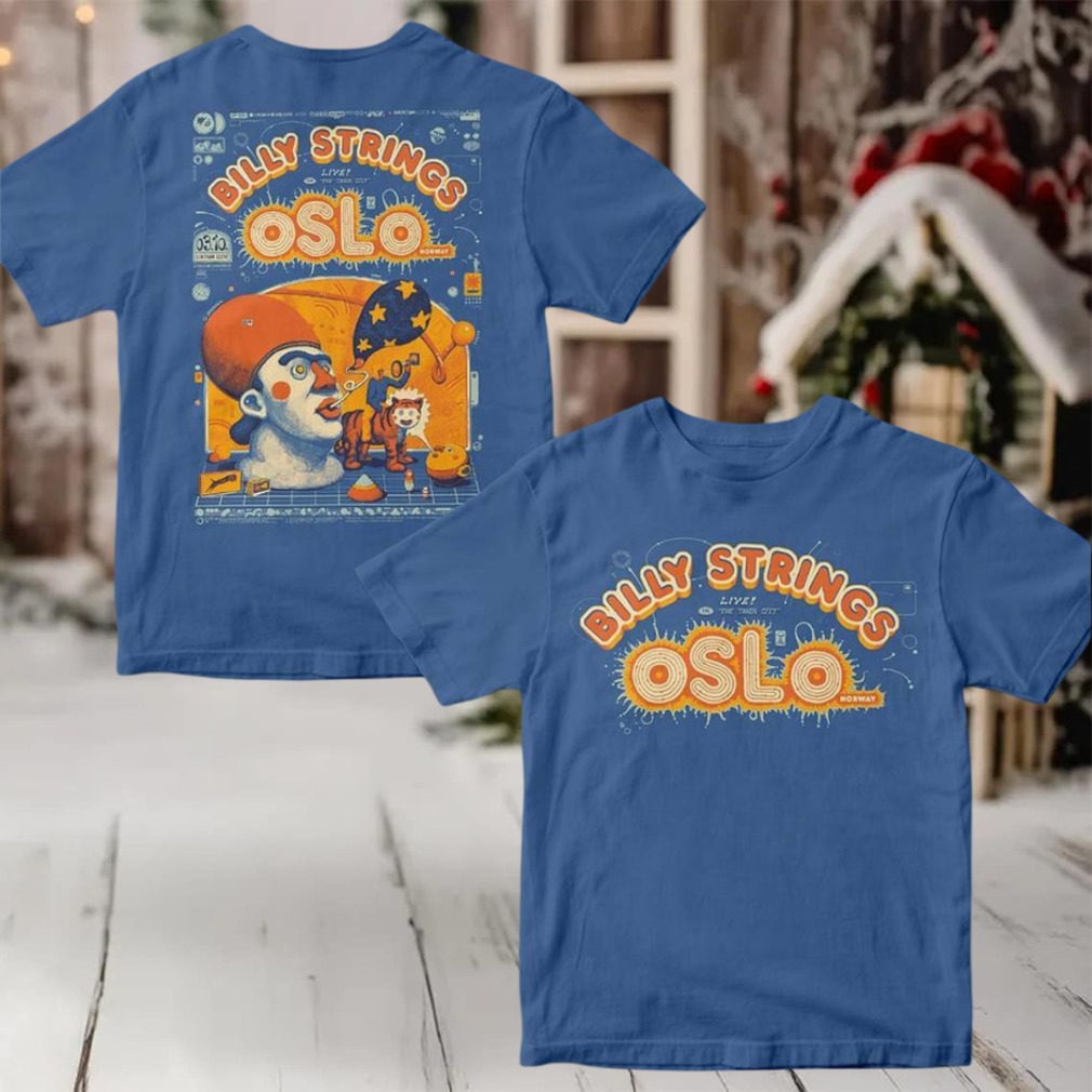 Billy Strings Live In The Tiger City Oslo Norway Fall Europe Tour On October 3 2025 Two Sided T shirt