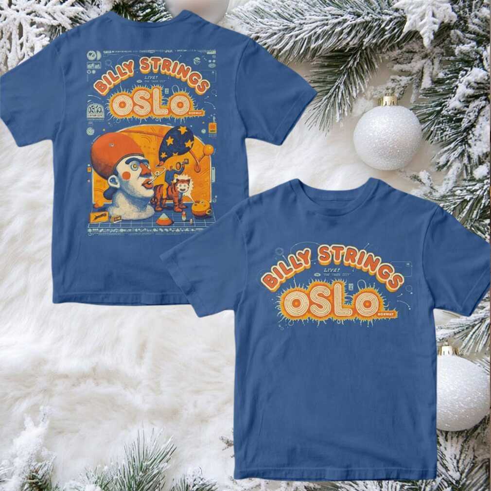 Billy Strings Live In The Tiger City Oslo Norway Fall Europe Tour On October 3 2025 Two Sided T shirt Billy Strings Live In The Tiger City Oslo Norway Fall Europe Tour On October 3 2025 Two Sided T shirt