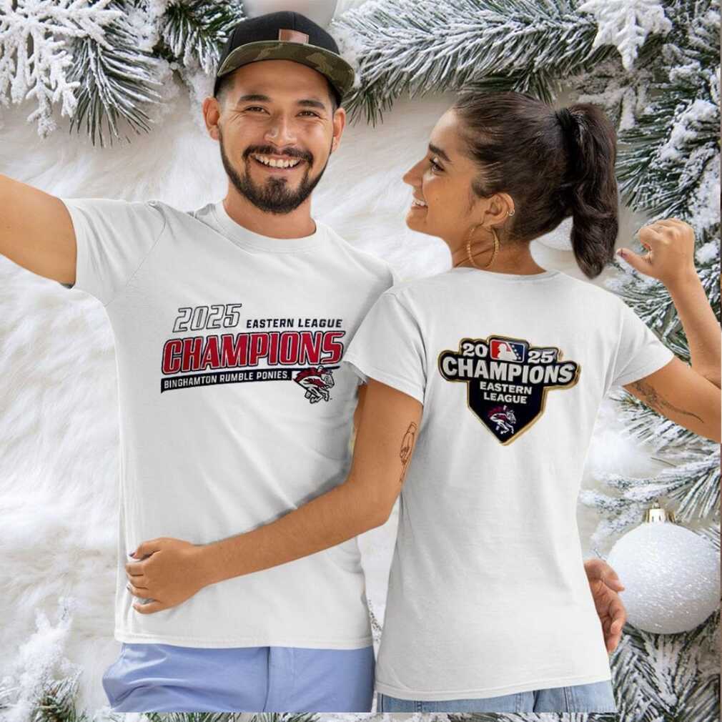Binghamton Rumble Ponies Eastern League Champions 2025 two sided T shirt Binghamton Rumble Ponies Eastern League Champions 2025 two sided T shirt