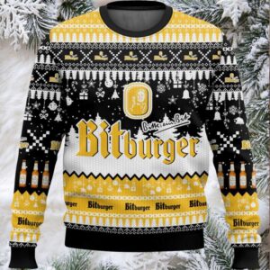 Bitburger German Beer Ugly Christmas Sweater