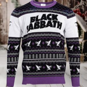 Black Sabbath Flying Demon Ugly Christmas Sweater