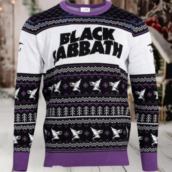 Black Sabbath Flying Demon Ugly Christmas Sweater