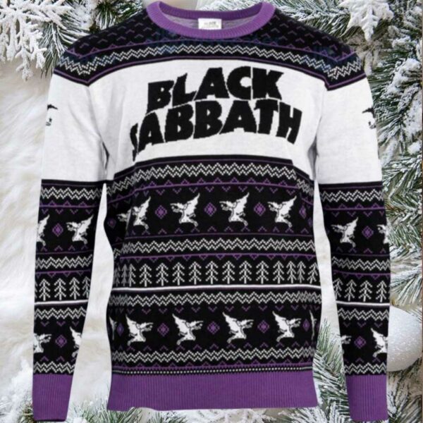 Black Sabbath Flying Demon Ugly Christmas Sweater