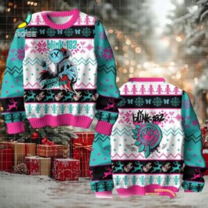 Blink 182 Shocking Disturbing Christmas Ugly Sweater