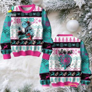 Blink 182 Shocking Disturbing Christmas Ugly Sweater