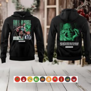 Boston Celtics Bill Russell Hoodie Shirt