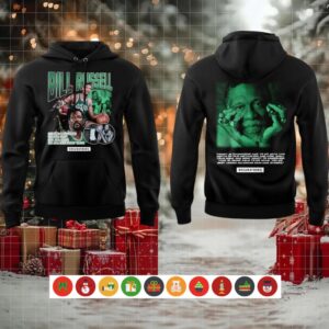Boston Celtics Bill Russell Hoodie Shirt