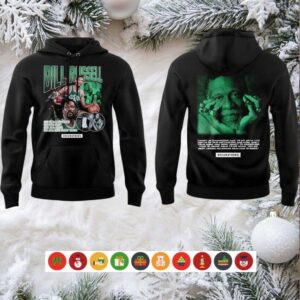 Boston Celtics Bill Russell Hoodie Shirt