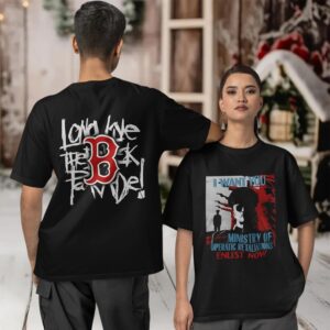 Boston Red Sox My Chemical Romance Tour 2025 two sided T shirt
