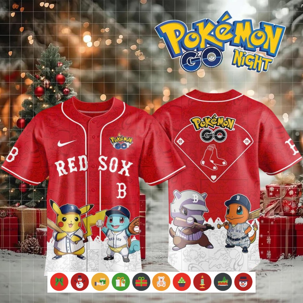 Boston Red Sox Pokemon Go 2025 Jersey