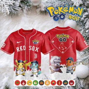 Boston Red Sox Pokemon Go 2025 Jersey