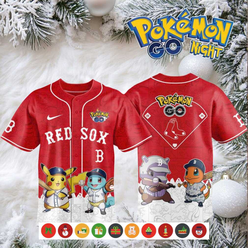 Boston Red Sox Pokemon Go 2025 Jersey Boston Red Sox Pokemon Go 2025 Jersey