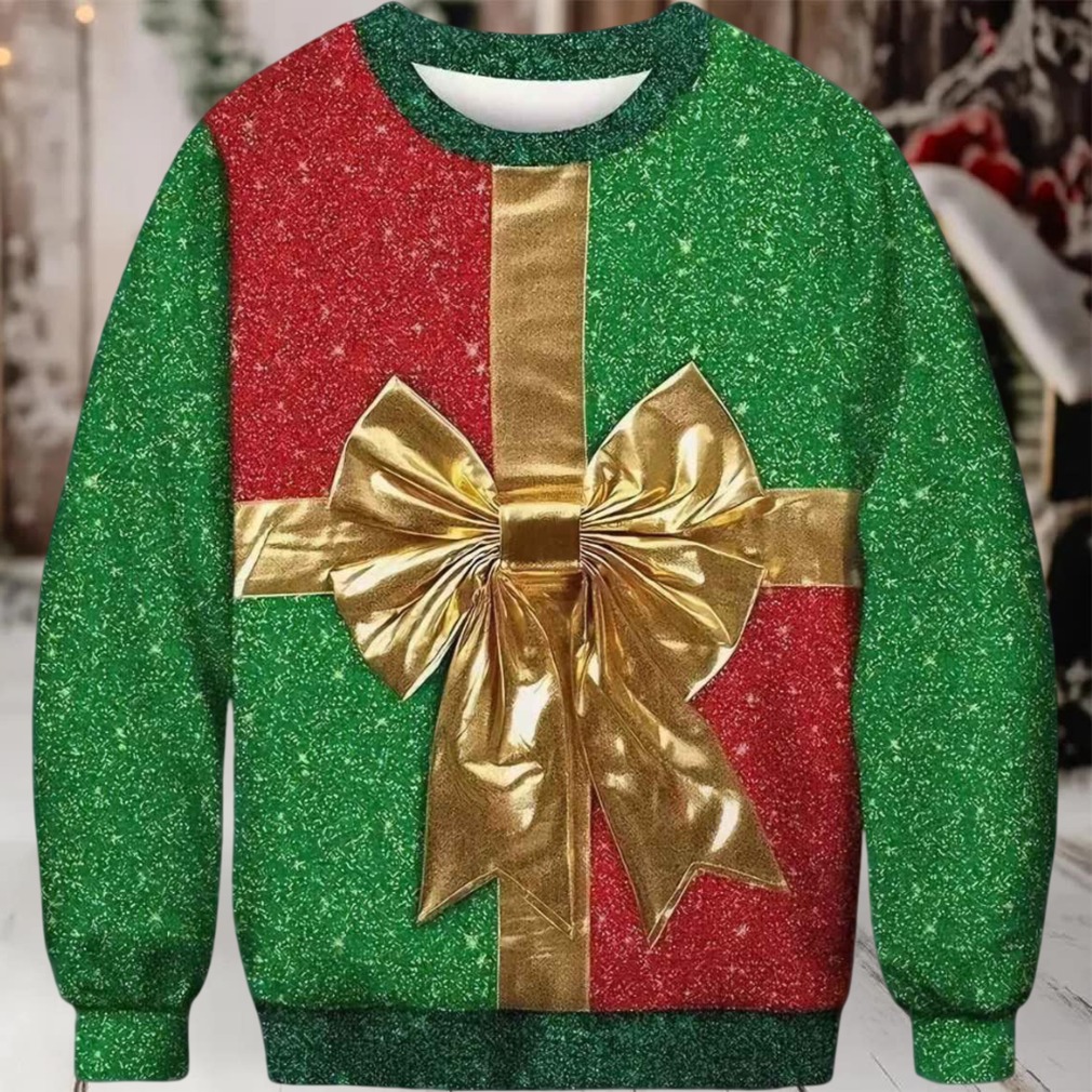 Bow Ugly Christmas Sweater Bow Ugly Christmas Sweater