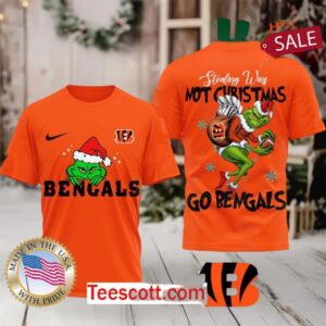 Cincinnati Bengals NFL Grinch Dr. Seuss Stealing Wins Not Christmas Shirt