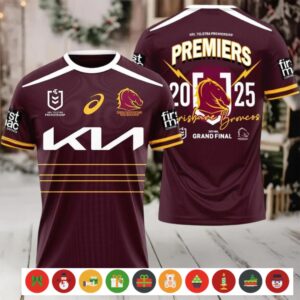 Brisbane Broncos 2025 NRL Premiers Shirt