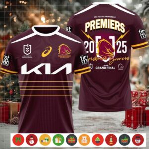Brisbane Broncos 2025 NRL Premiers Shirt