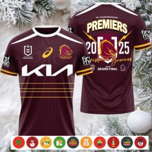 Brisbane Broncos 2025 NRL Premiers Shirt