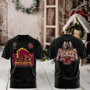 Brisbane Broncos 2025 NRL Telstra Premiership Champions shirt