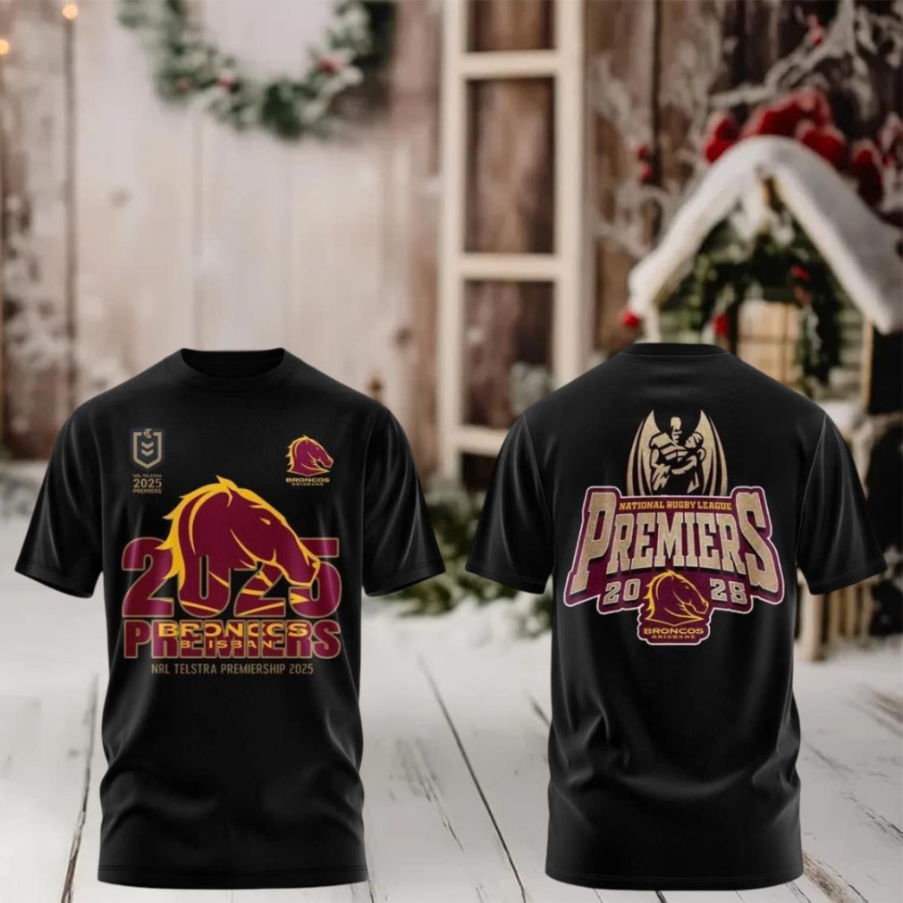Brisbane Broncos 2025 NRL Telstra Premiership Champions shirt Brisbane Broncos 2025 NRL Telstra Premiership Champions shirt