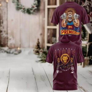 Brisbane Lions AFL 2025 Champions Celebrating Team shirt