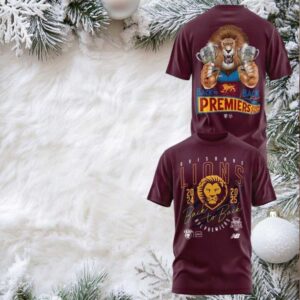 Brisbane Lions AFL 2025 Champions Celebrating Team shirt