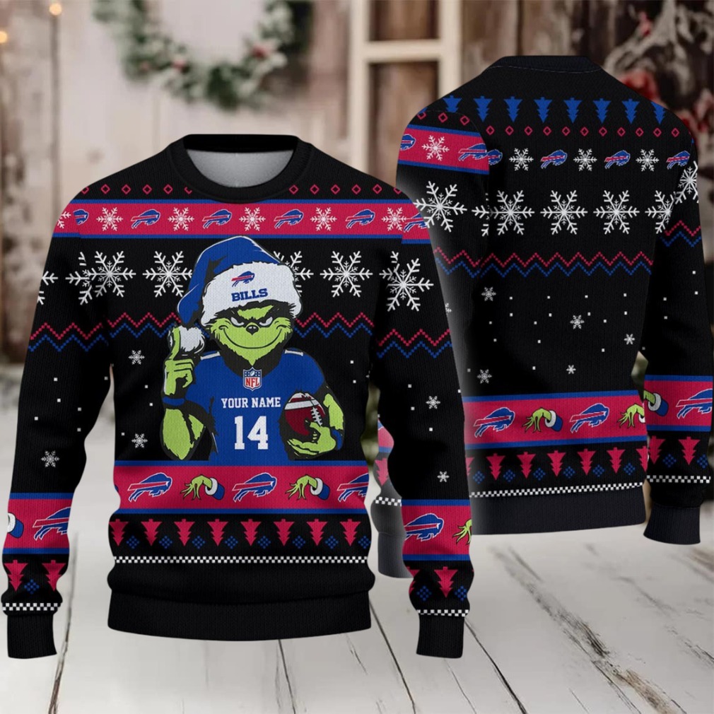 Buffalo Bills Custom Christmas Ugly Sweater Buffalo Bills Custom Christmas Ugly Sweater