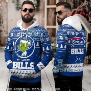 Buffalo Bills Funny Grinch Christmas Ugly 3D Hoodie For Fans