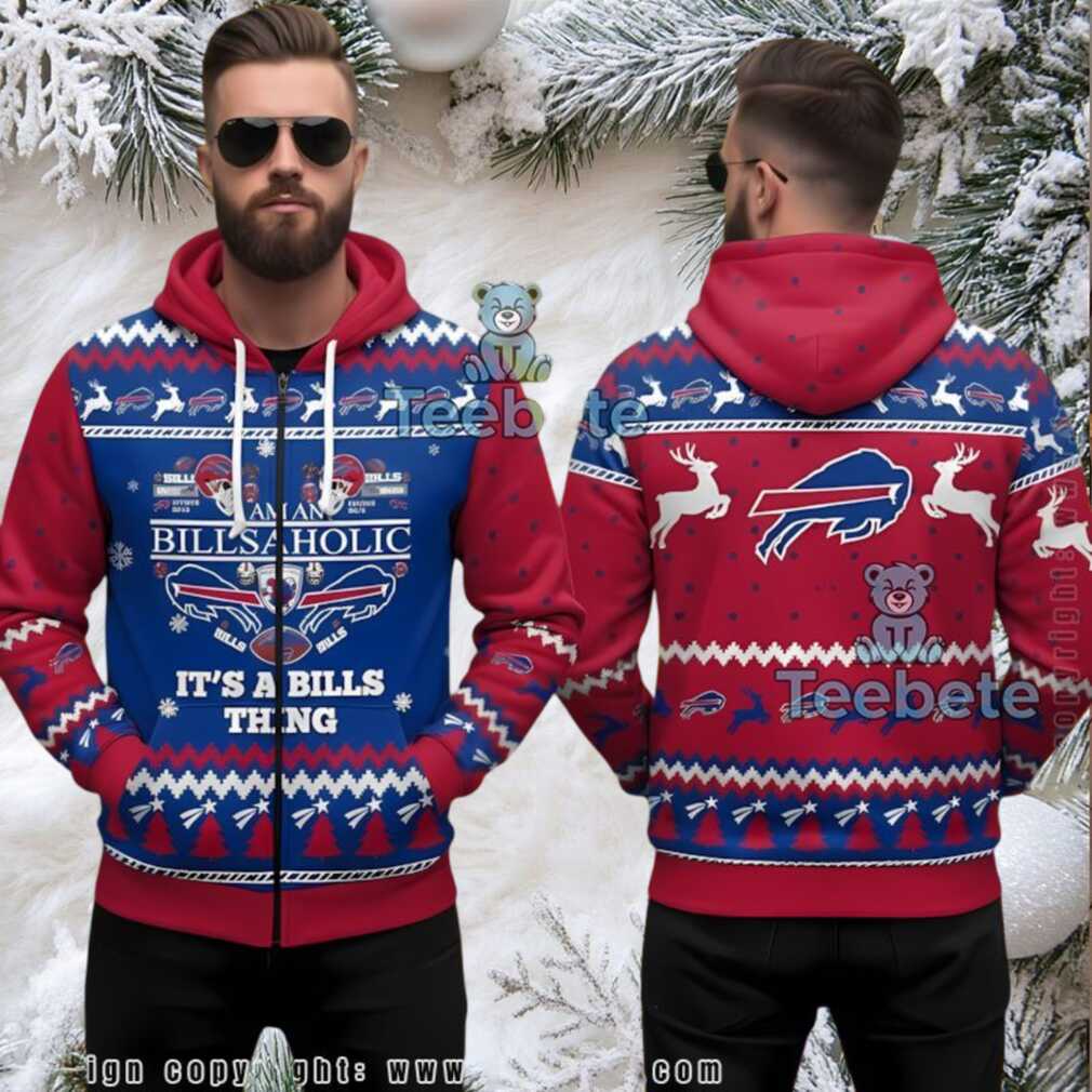 Buffalo Bills Its A Bills Thing Ugly Christmas 3D Hoodie Buffalo Bills Its A Bills Thing Ugly Christmas 3D Hoodie