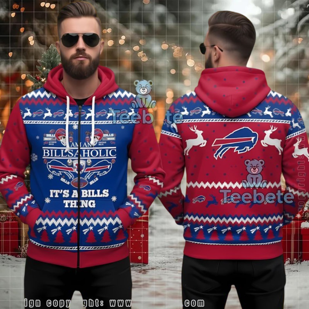 Buffalo Bills Its A Bills Thing Ugly Christmas 3D Hoodie Buffalo Bills Its A Bills Thing Ugly Christmas 3D Hoodie