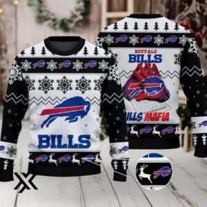 Buffalo Bills Ugly Christmas Sweater 2025 X7LG2PVTH