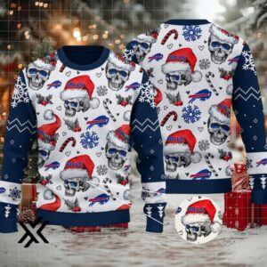 Buffalo Bills Ugly Christmas Sweater 2025 X7LG2PVU9