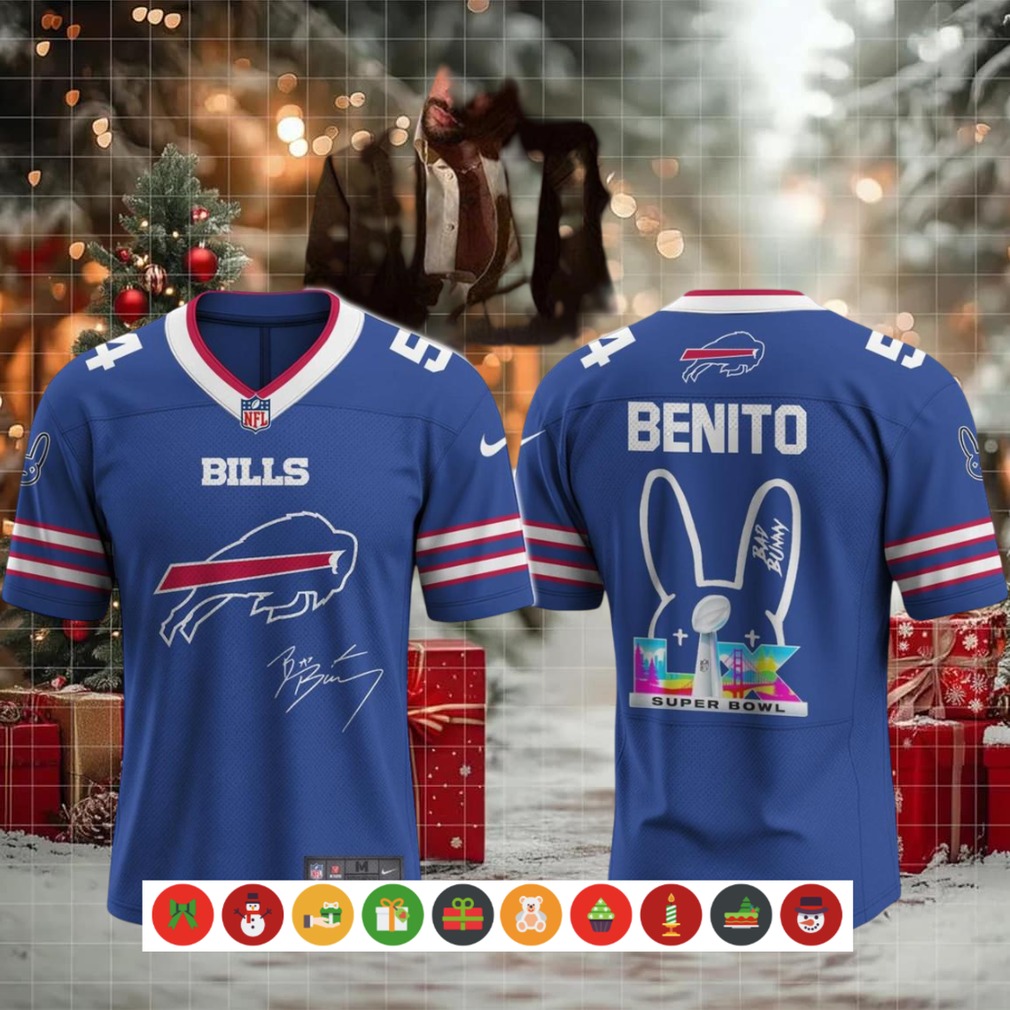 Buffalo Bills x Bad Bunny 2025 Super Bowl Jersey