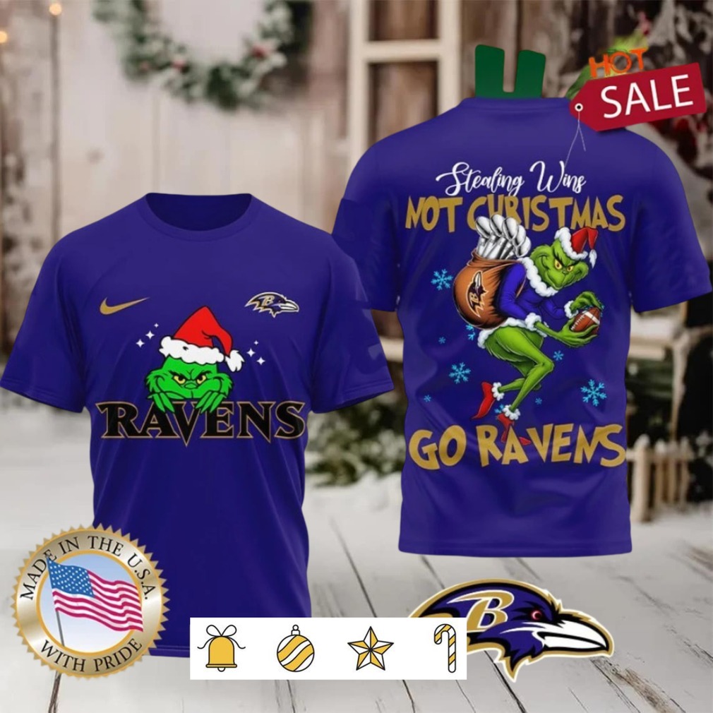 Baltimore Ravens NFL Grinch Dr. Seuss Stealing Wins Not Christmas Shirt Baltimore Ravens NFL Grinch Dr. Seuss Stealing Wins Not Christmas Shirt