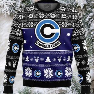 Capsule Corp Dragon Ball Z Ugly Christmas Sweater