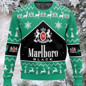 Marlboro Black Menthol Ugly Christmas Sweater