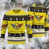 Chevrolet Corvette 2025 Christmas White Ugly Sweater Chevrolet Corvette 2025 Christmas White Ugly Sweater