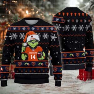 Chicago Bears Custom Christmas Ugly Sweater