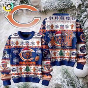 Chicago Bears They Not Like Us Christmas Ugly Sweater