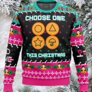 Choose One This Christmas Squid Game Christmas Sweater