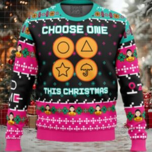 Choose One This Christmas Squid Game Christmas Sweater