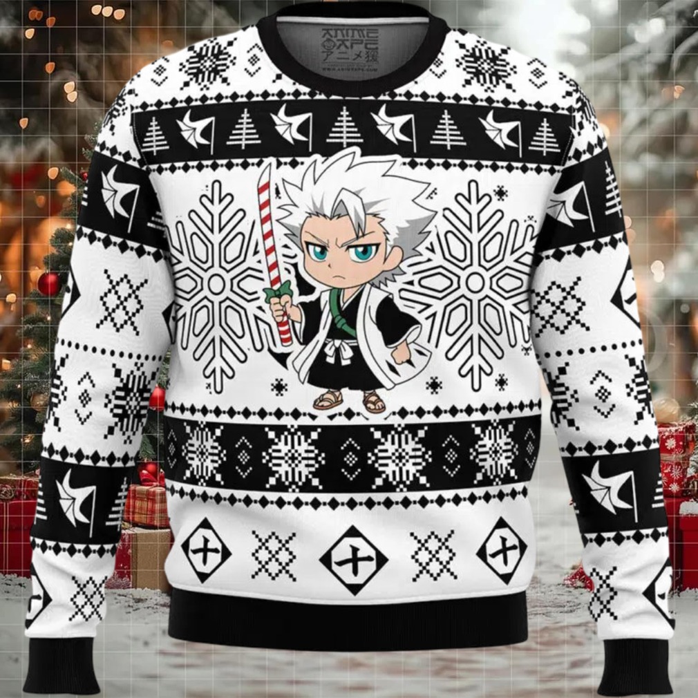 Christmas Chibi Hitsugaya Bleach Ugly Christmas Sweater Christmas Chibi Hitsugaya Bleach Ugly Christmas Sweater