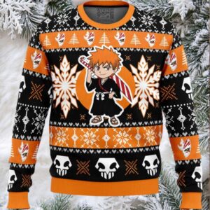 Christmas Chibi Ichigo Bleach Ugly Christmas Sweater
