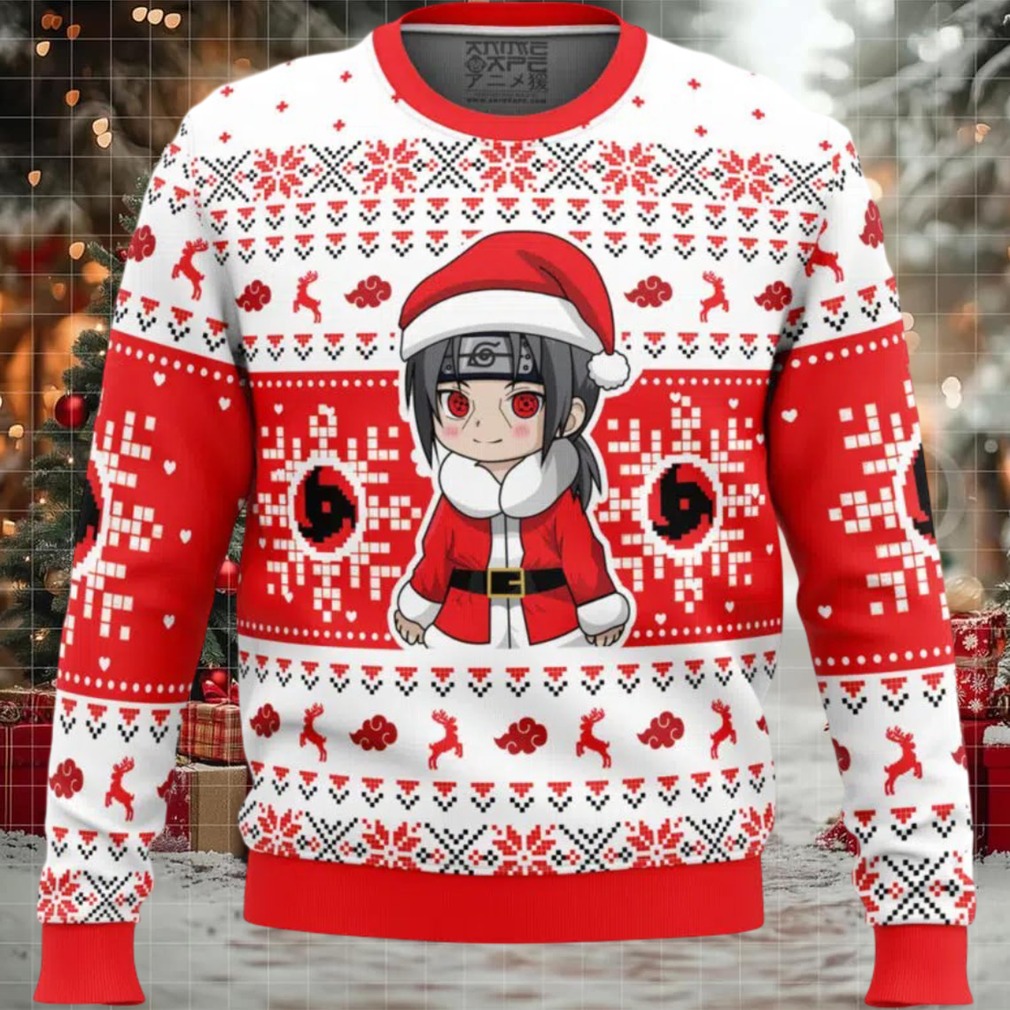 Christmas Chibi Itachi Akatsuki Shippuden Ugly Christmas Sweater