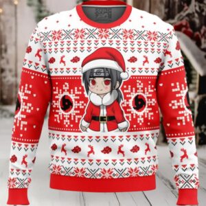Christmas Chibi Itachi Akatsuki Shippuden Ugly Christmas Sweater