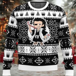 Christmas Chibi Kenpachi Bleach Ugly Christmas Sweater