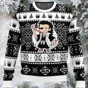 Christmas Chibi Kenpachi Bleach Ugly Christmas Sweater