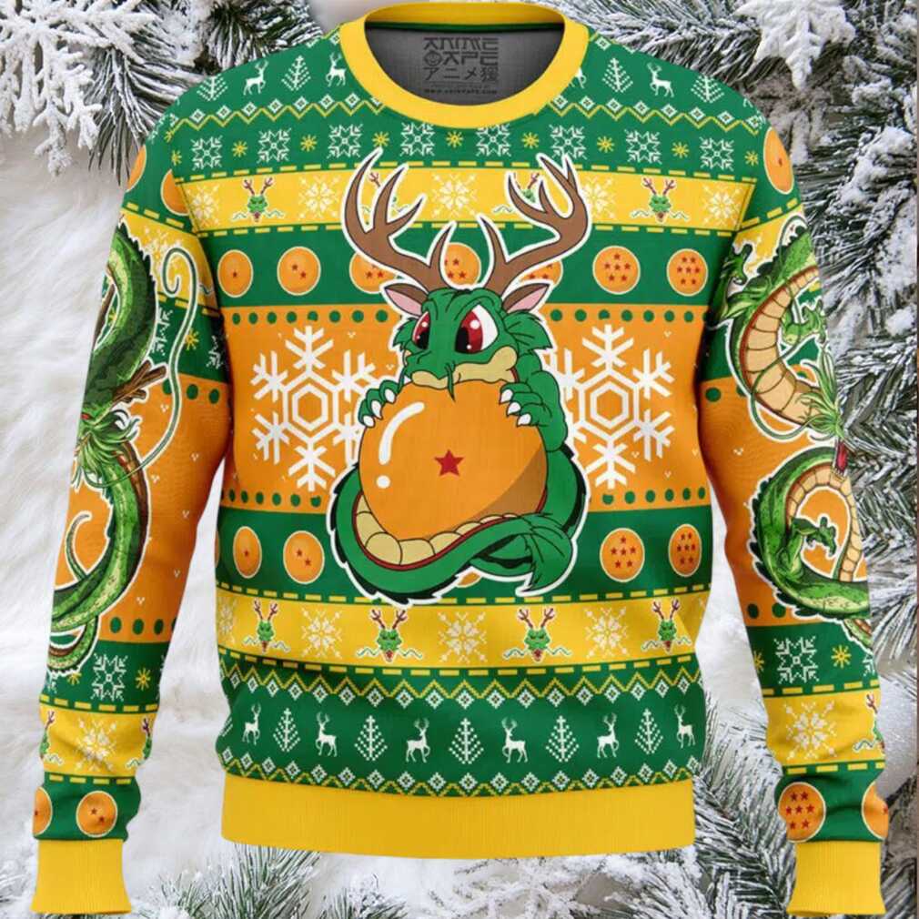 Christmas Chibi Shenron Dragon Ball Z Ugly Christmas Sweater Christmas Chibi Shenron Dragon Ball Z Ugly Christmas Sweater