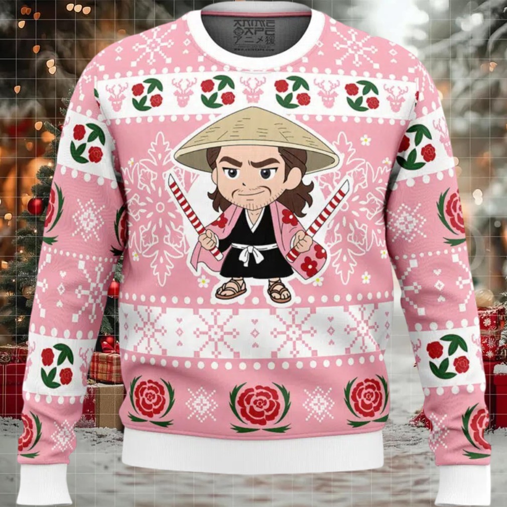Christmas Chibi Shunsui Bleach Ugly Christmas Sweater Christmas Chibi Shunsui Bleach Ugly Christmas Sweater