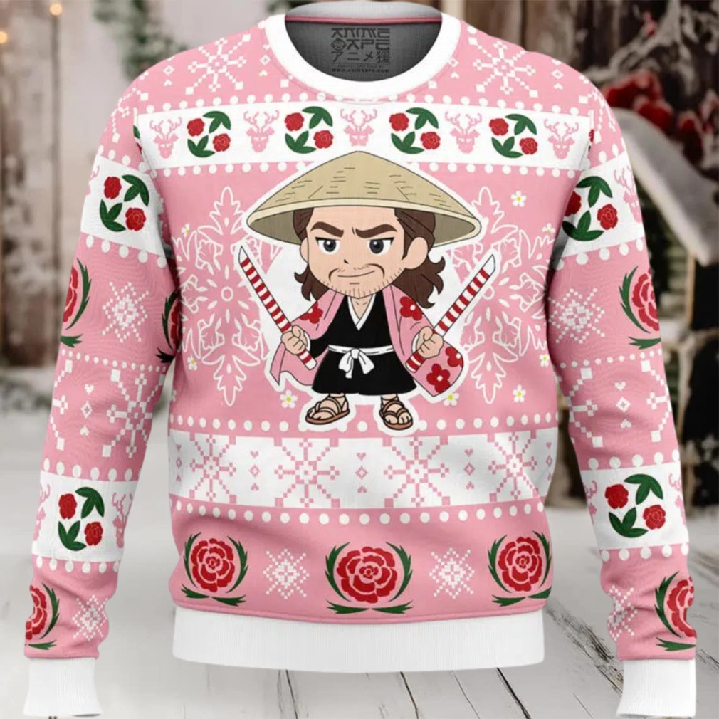 Christmas Chibi Shunsui Bleach Ugly Christmas Sweater Christmas Chibi Shunsui Bleach Ugly Christmas Sweater